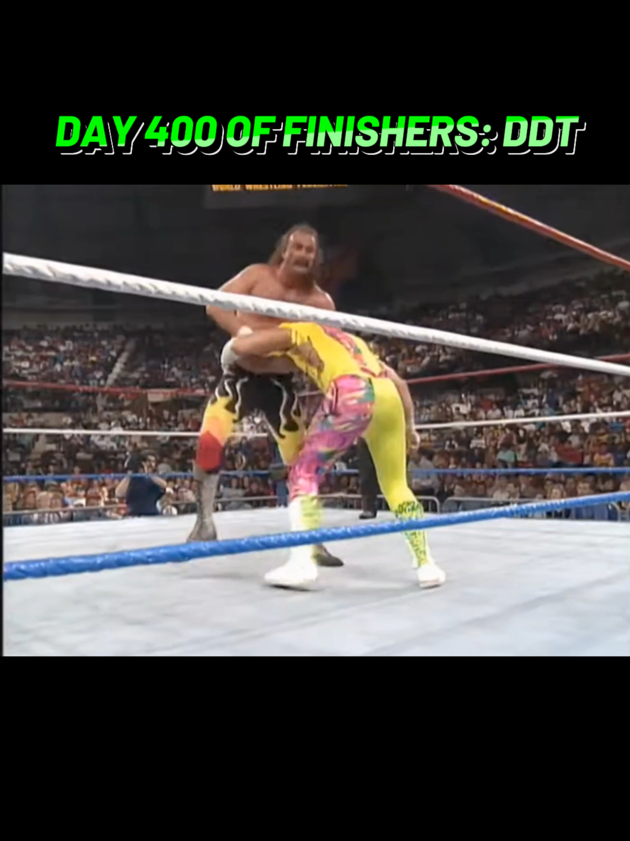 DAY 400 | Jake The Snake Roberts - DDT  #WWE #fyp #foryou #edit #wrestling #finisher 
