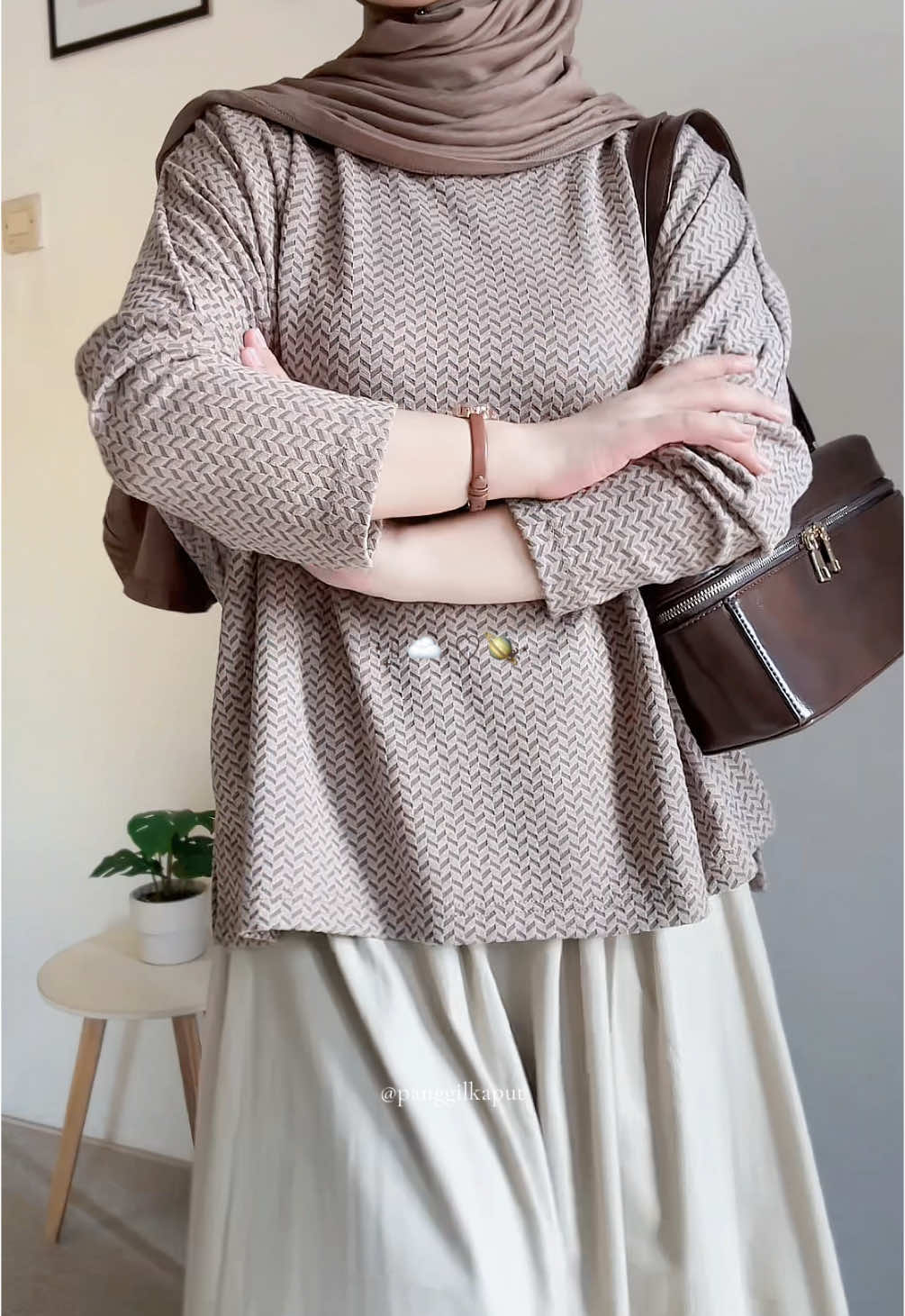 🤎✨ #outfit #outfithijab #outfitideas #outfitideas #OOTD #ootdhijab #ootdhijabstyle 