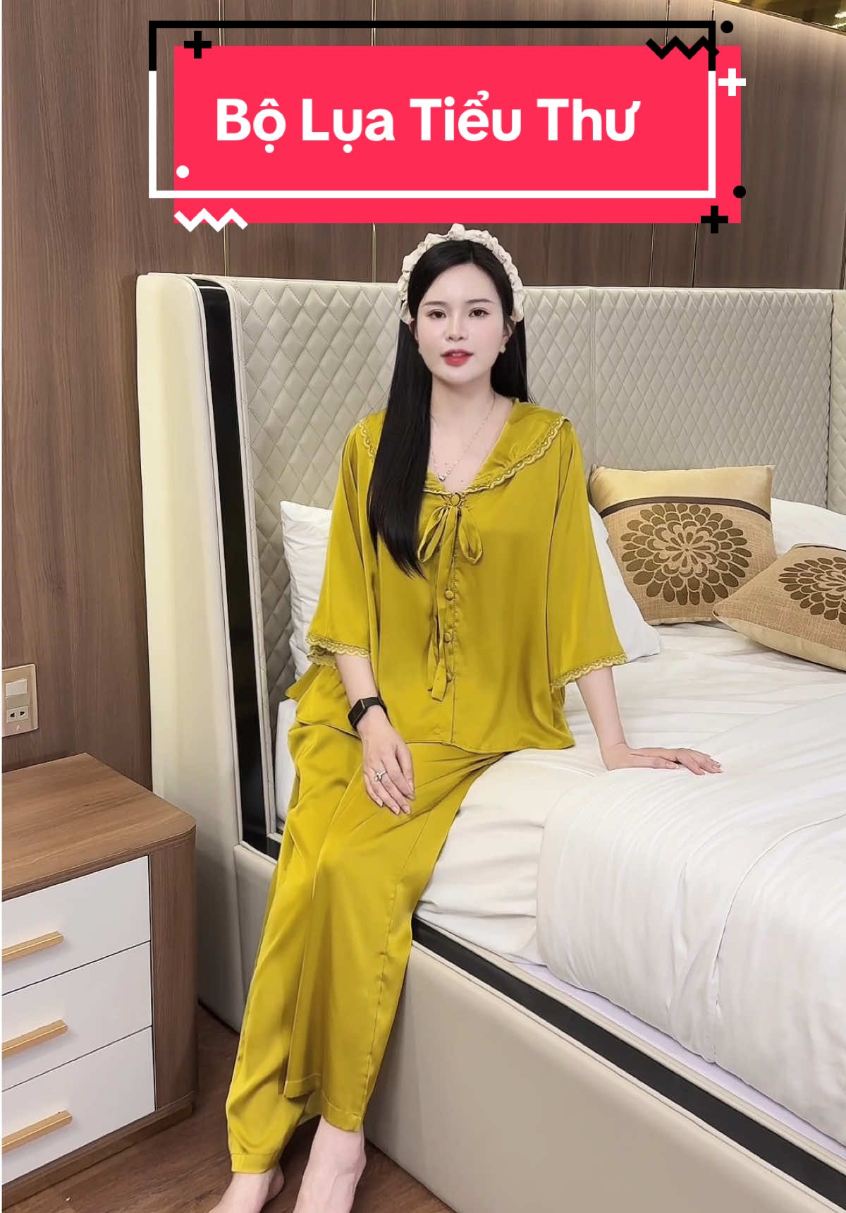 Đồ Ngủ Nữ Tiểu Thư Quần Dài Tay Ốg Loe #champhan #champhanreview #châmphan #review #dobo #dobomacnha #doboxinh #bongu #dolua #setbongu #doluaxinh #pijama #thoitrangmacnha #thoitrangnu 