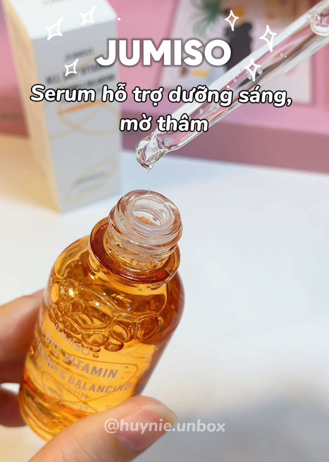 Serum JUMISO vitamin C #jumiso #serumjumiso #huynieunbox #unboxing #review #xh #serumduongsang 