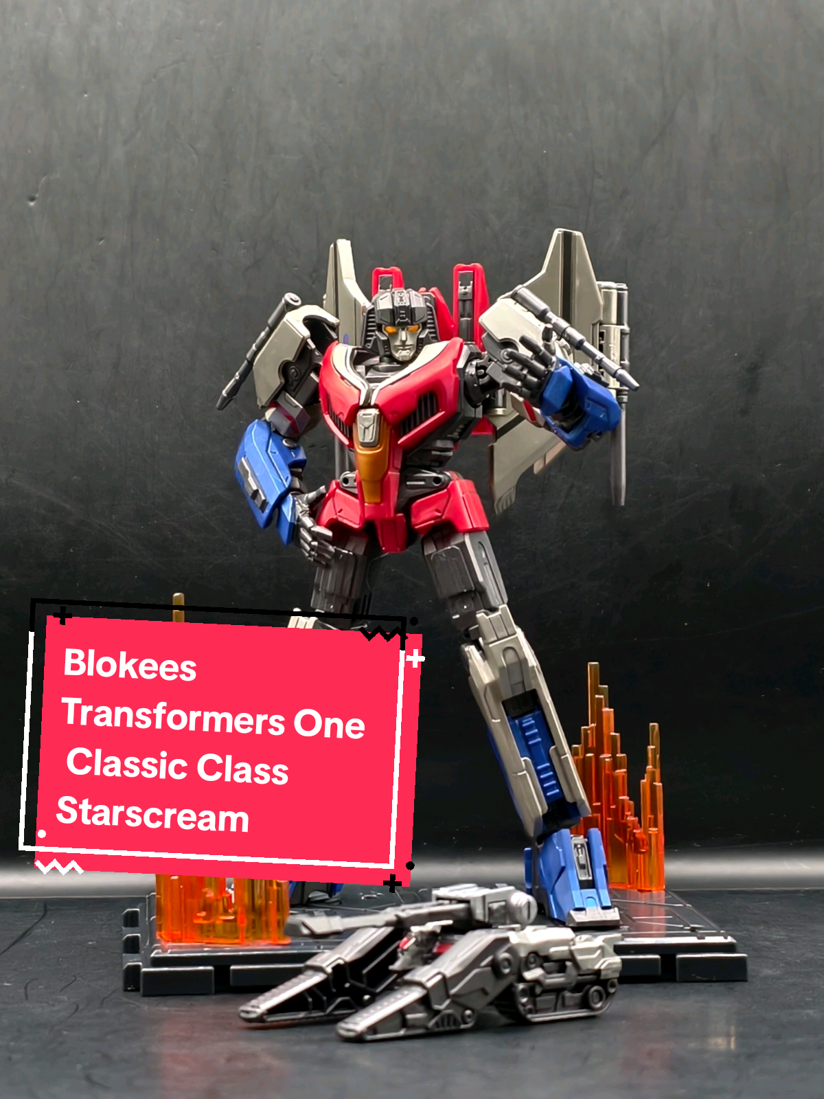 Blokees (Classic Class) Transformers One - Starscream @blokees.malaysia  #blokeestransformers #blokees #transformers #transformersone #starscream #classicclass #modelkit #plamo #transformerstok #hasbro #decepticons #megatron #d16 