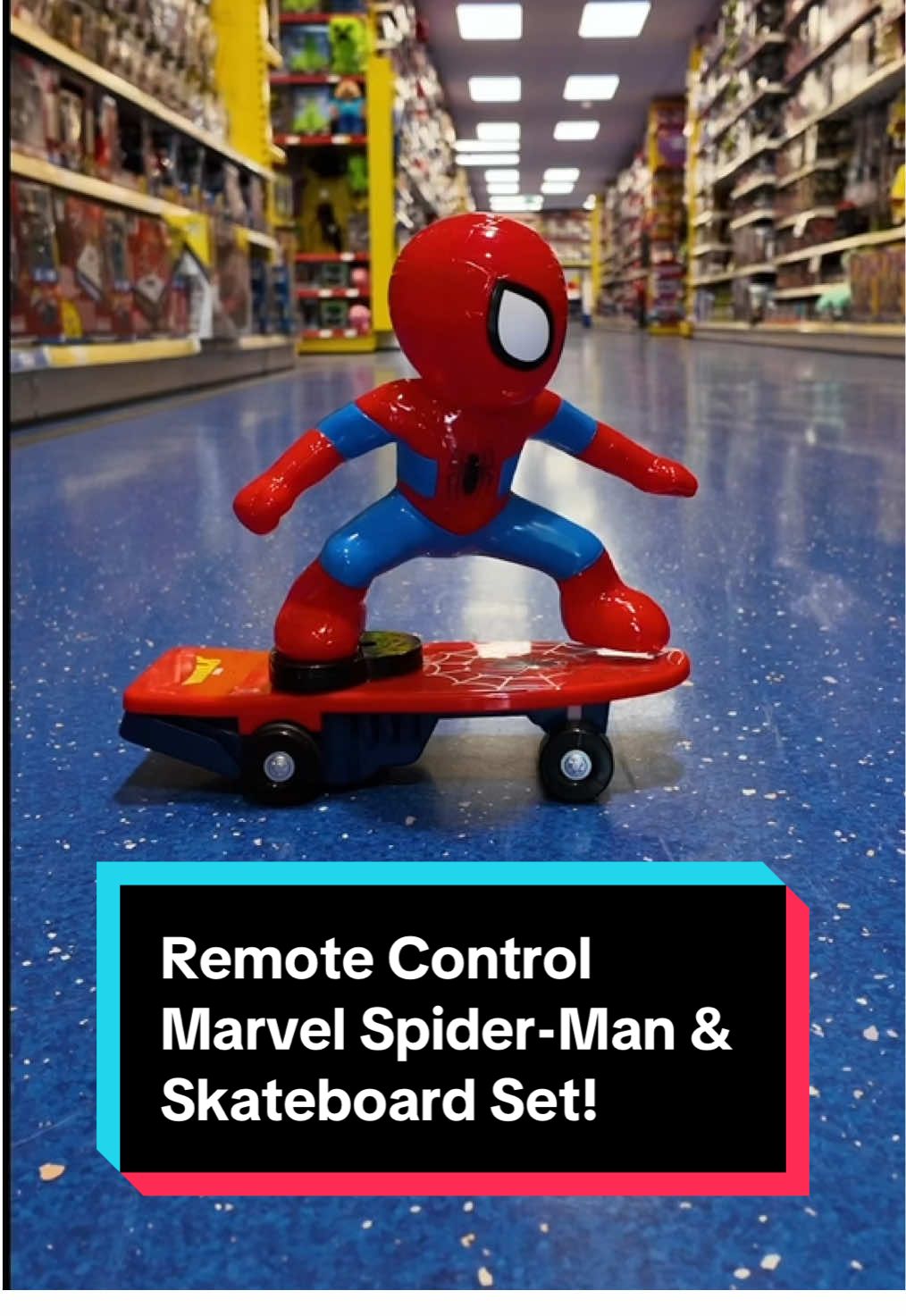 Your friendly neighborhood Spider-Man is here! 🕷️ 🕸️ Dive into the excitement of Marvel with this dynamic Remote Control Marvel Spider-Man & Skateboard Set. 😎🛹 Join us in-store this Saturday and Sunday, 1st and 2nd of March to see it in action with our staff! ✅ Product code: 234293 Don’t forget, FREE Delivery on orders over £20/€25 at Smyths Toys! ✅ #smythstoys #spiderman #spidermannowayhome #spidermanfarfromhome #spidermanedit #spidermanfan #rccar #trend #aroundtheworld #fyp #demo #toytok