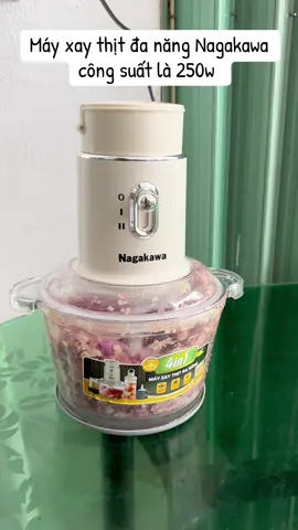 Máy xay thịt đa năng Nagakawa công suất là 250w #thuhascshop #xuhuong #samtetbaovui #tiepthilienkettikokshop #mayxay #mayxaydanang #mayxaythit #mayxaysinhto 