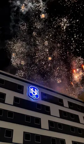 Bulldogs Fest 2025 Fireworks Finale. #NUClark