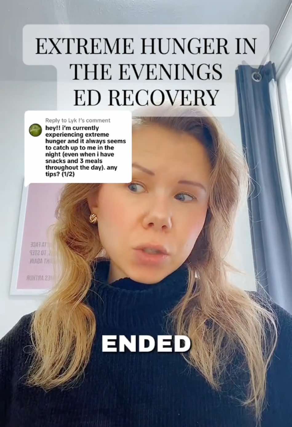 Replying to @Lyk ! Extreme hunger is normal in the events even when you begin to eat more throughout the day in ED recovery… #lvrecovery #extremehungerinrecovery #extremehunger 