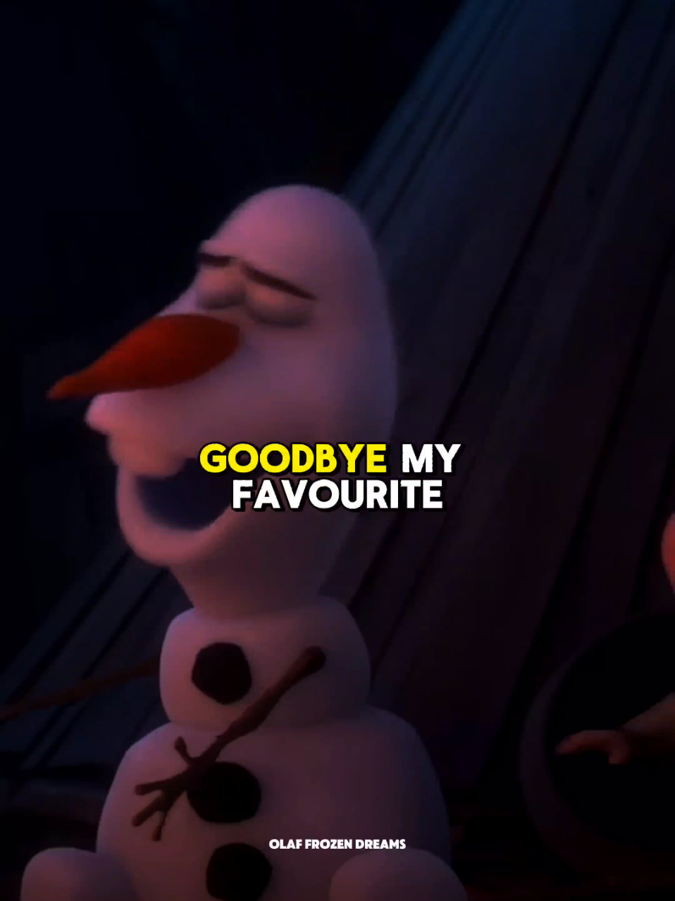 Goodbye my favorite stranger🙌💔 I guess we are strangers again💔🥀 #creatorsearchinsights #olafadvice #olafadvice #olafquotes #olaffrozen #olaf #goodbye #strangers #favorite 