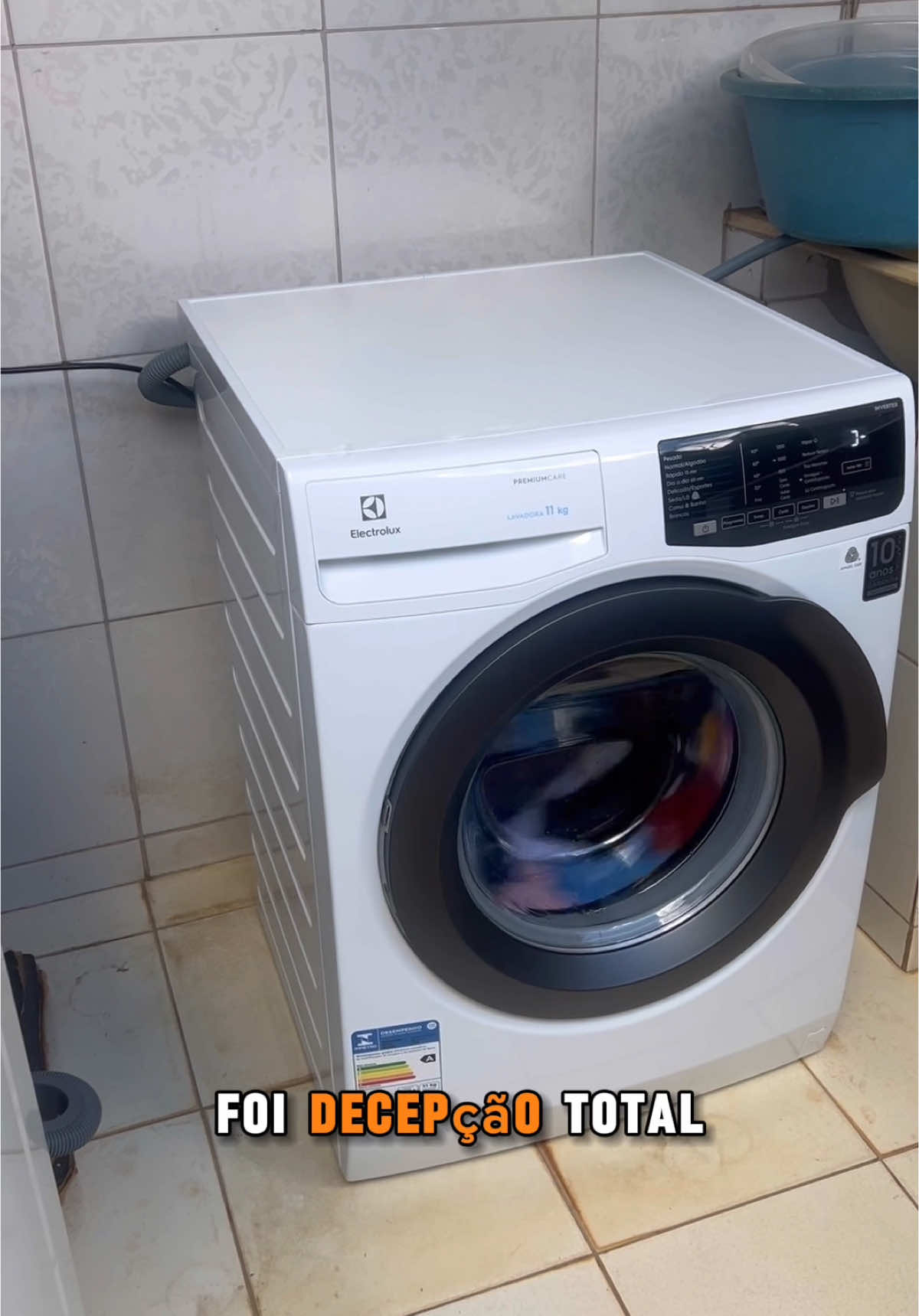 Lavadora frontal Premium care Eletrolux 11kg LFE11 #CapCut #Eletrolux #Lavadoraderoupas 