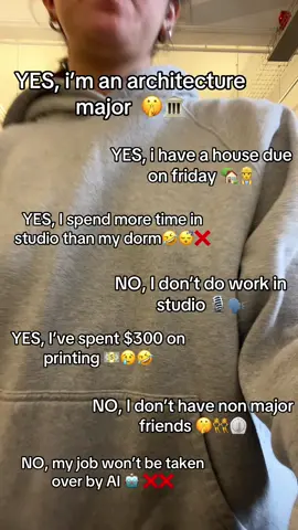 funny relatable 🤣🤣🤣 #architecturestudent #architecture #architectureschool #syracusearchitecture 