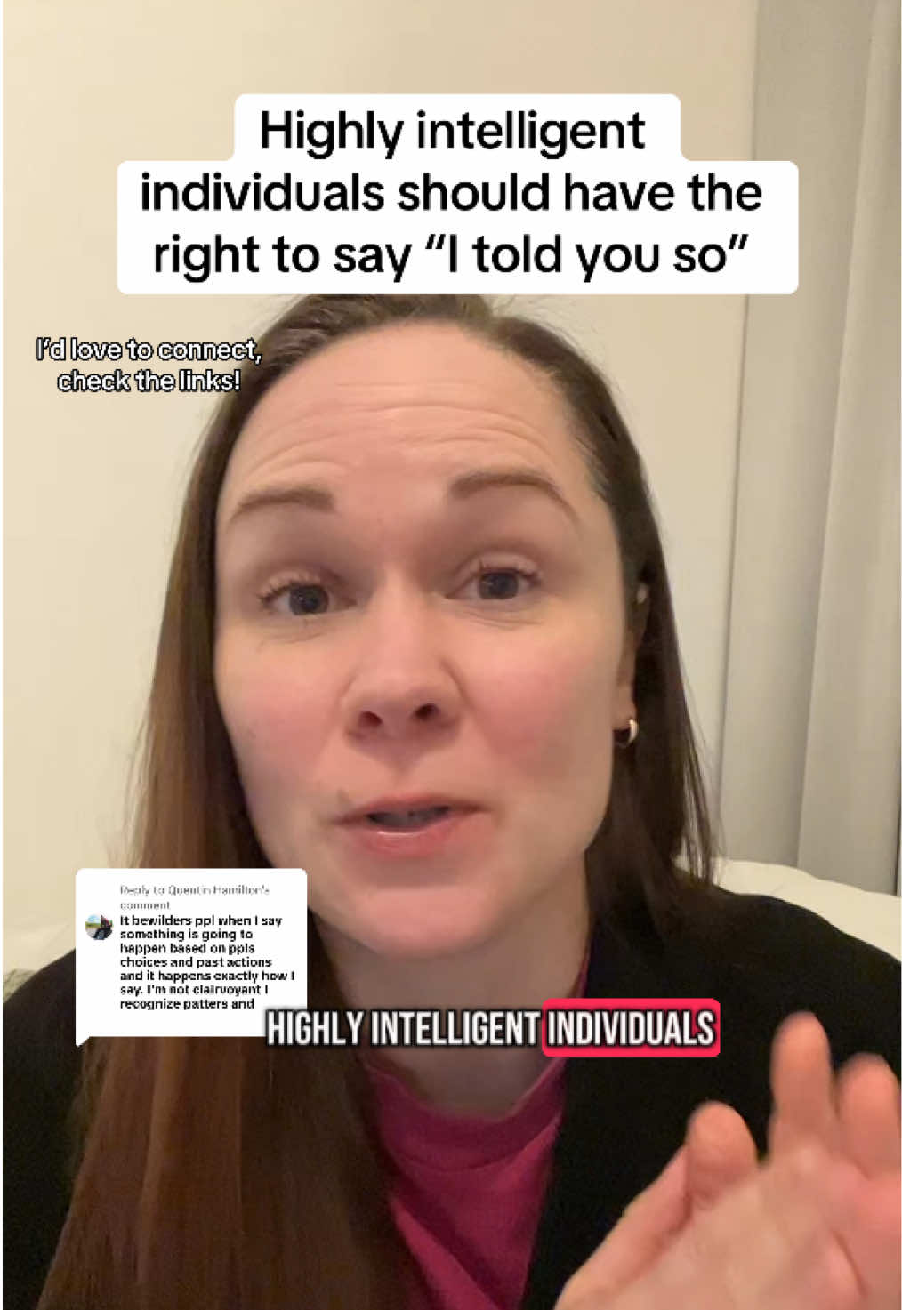 Replying to @Quentin Hamilton they should already know that you know what you are doing and stop wasting time #highintelligence #highlyintelligent 