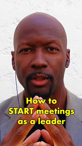 Boss Talk #1 How to start your meetings articulately. Message LEAD for access to the full training series.  #lead #ceo #boss 