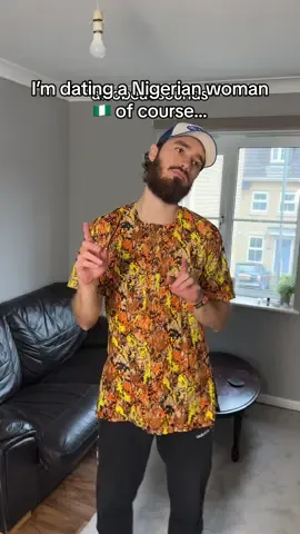 It be like this sometimes 😂 Am I really Nigerian by association? 😂👀 because I don’t think so 😂😂    What can we do aye..? Thoughts.. relatable? Let me know … because she always has something to say 😳  #ofcoursecoupletrend #ofcoursetrend #datingwhiteguys #datingblackwomen #coupletrend #coupleprank #prank #coupletiktok #interracialcouple #interracialcoupletrend 