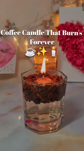 Coffee Candle That Burn's Forever 🕯️✨☕ #candle #coffee #asmr #satisfaying #handmadecraft #decoration #decor #DIY #creative #craft #satisfayingvideos #inspiration #handmade #candlemaking #hack 