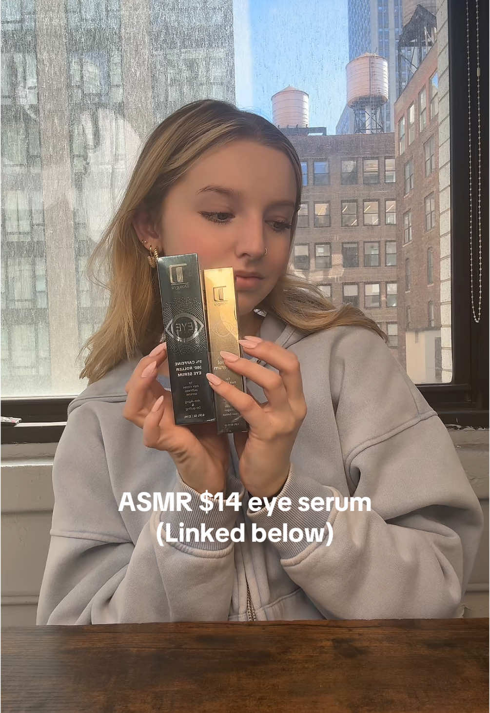 A little asmr for the bestttt eye serum ever #eyeserum #skincare #skincareroutine #tiktokskincare #skincareoftiktok #bestroutine #spaday #discountskincare #bestskincareroutine