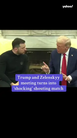 U.S. President Donald Trump and Vice President JD Vance berated Ukraine President Volodymyr Zelenskyy and accused him of being 