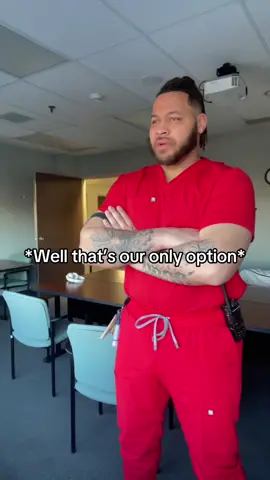 It took me a while to grasp this. I thought that there was always another way, another de-escalation technique, another med, another distraction. But sometimes it is necessary to protect that patient, the  other patients on the unit, and the staff.  Just remember, restraints are the last resort! #nursesoftiktok #nursetok #relateable #fyf #nurse #rn #joke #nurselife #nursetiktok 