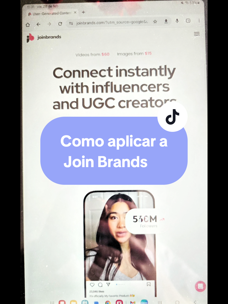 Respuesta a @tu_rosita.4  no soy muy buena explicando 😅 espero haberlo hecho bien 🥰 #joinbrands #comoaplicarjoinbrands #appjoinbrands #viralvideo #fyp 