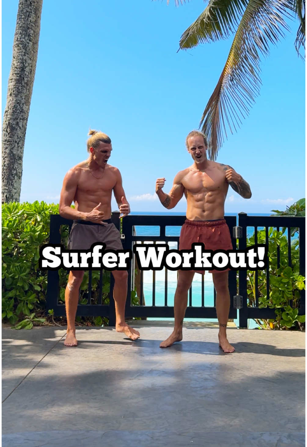 Bodyweight Workout for Surfers & Everyone Who Loves to Move 🔥 This time, I had the incredible pro surfer @koa smith as a special guest in my bodyweight workout series. It was amazing to connect, exchange, and move with Koa. I was especially impressed by how quickly he picked up the moves—it really shows how in tune he is with his body after surfing since the age of 3! This workout enhances body awareness, mobility, and strength—perfect for surfers and anyone who wants to move better and feel stronger. Who’s up for the challenge? Show us what you’ve got! #bodyweighttraining #functionaltraining #fitnessmotivation #bodyweightworkout 