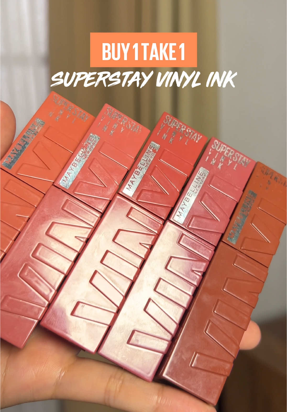 SUMMER SALE IS HERE☀️🌺 YOUR FAVORITE SUEPRSTAY #VINYLINK WILL BE BUY 1 TAKE 1 ON MARCH 1-4 ONLY! Add to cart now before it gets sold out🤭🤍 #MaybellinePH 
