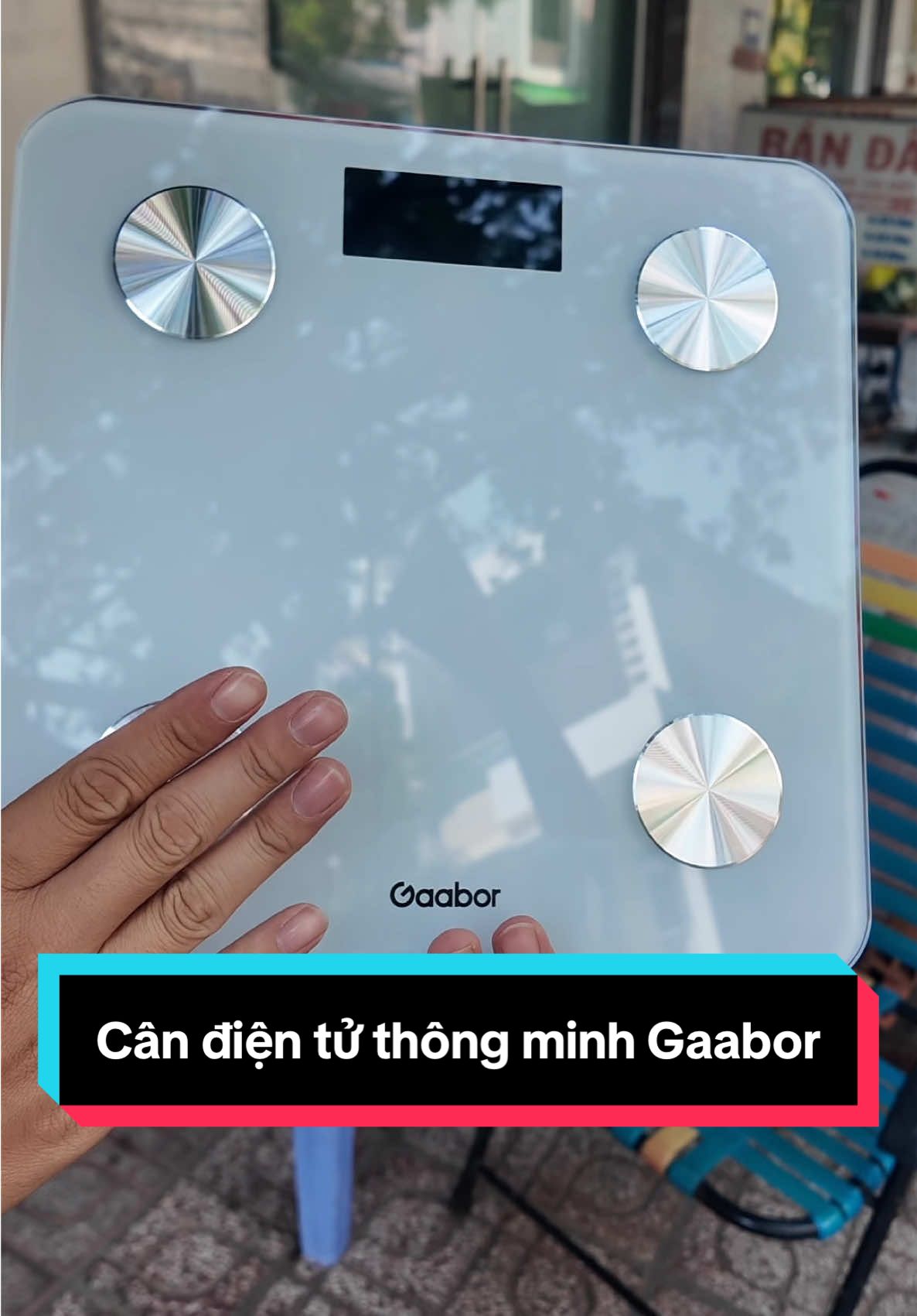 Cân điện tử theo dõi sức khoẻ, chỉ số cơ thể khá tốt #anhthereview #kocnet #candientuthongminh #gaabor 