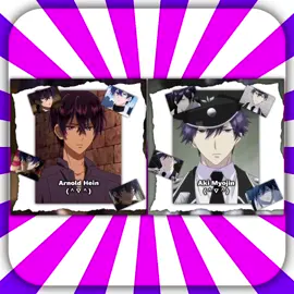 Pesona cowok rambut ungu >:^) #akimyojin #arnoldhein #amaichoubatsu #loop7kaimenoakuyakureijouwa #fyp #fypシ゚ 