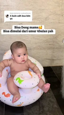 Membalas @asahasihasuh  serbaggunaa banget. Sofa balon bayi #sofabayi #stimulasibayi #bayibelajarduduk 