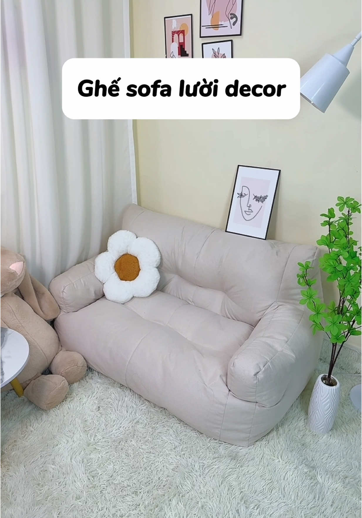 Một chút thay đổi cho căn phòng đỡ nhàm chán bằng chiếc ghế xinh iu này 🥰 #landaulamme #tiemmemit #xuhuong #gheluoihatxop #gheluoi 