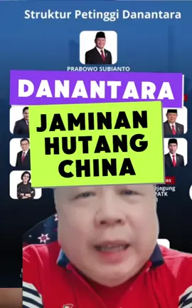 PT Danantara menjadi jaminan atas hutang-hutang kita kepada China. Bila dikelola df tidak benar, Ke depan, Indonesia semakun gelap. #CapCut #danantara #bumn #dpr #prabowo #pdip 