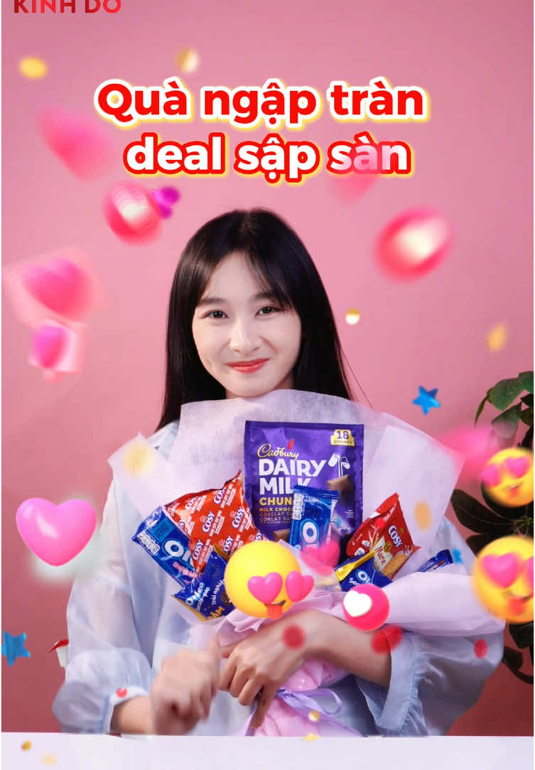 Tự tay làm đóa hoa quà tặng người phụ nữ yêu thương của bạn cùng Mondelez Kinh Đô. Tag Mẹ, em gái, người thương hoặc người mà bạn muốn tặng bên dưới để nhận đóa hoa quà này nhé.  Đừng quên đặt lịch xem Megalive 3/3 vì sẽ có Quà ngập tràn Deal sập sàn nha. #MondelezKinhDo #KinhDo #Megalive #Livestream #Tiktok #QuocTePhuNu #OREO #Cosy #CadburyDairyMilk