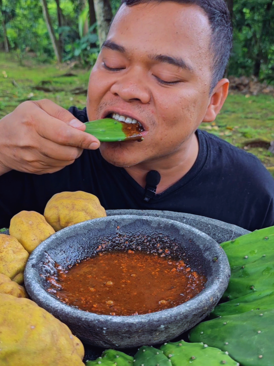 Rujak kaktus #mukbang #rujak #rujakkaktus 