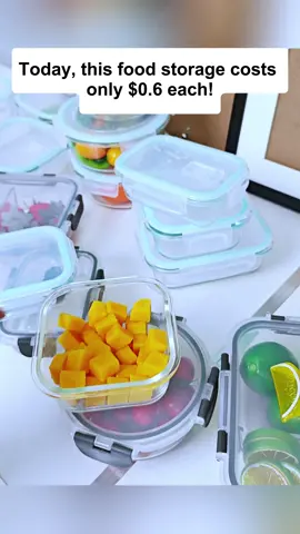 40-piece food storage container set available at an unbeatable price! #KitchenHacks #kitchenware #foodstorage #containers 