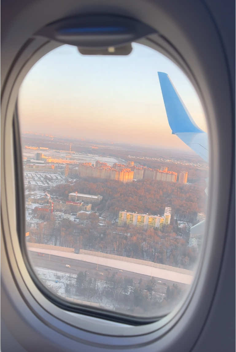 Touchdown in Moscow! ✈️❄️ Watch this smooth landing as we arrive in the heart of Russia. Ready to explore the magic of Moscow! 🛬🇷🇺 #AviationLovers #MoscowLanding #TravelGoals #FlightVibes