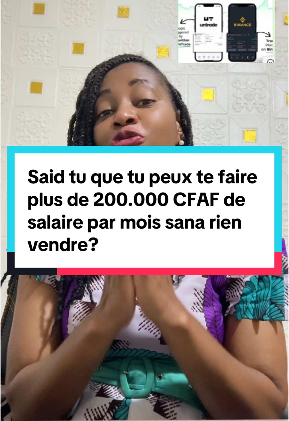 Said tu que tu peux te faire plus de 200.000 CFAF de salaire par mois sana rien vendre?#business #entrepreunariat #argenfacile #opportunite #marketingdigital #businesenligne #gagnerenligne #tradings #businessenligne 