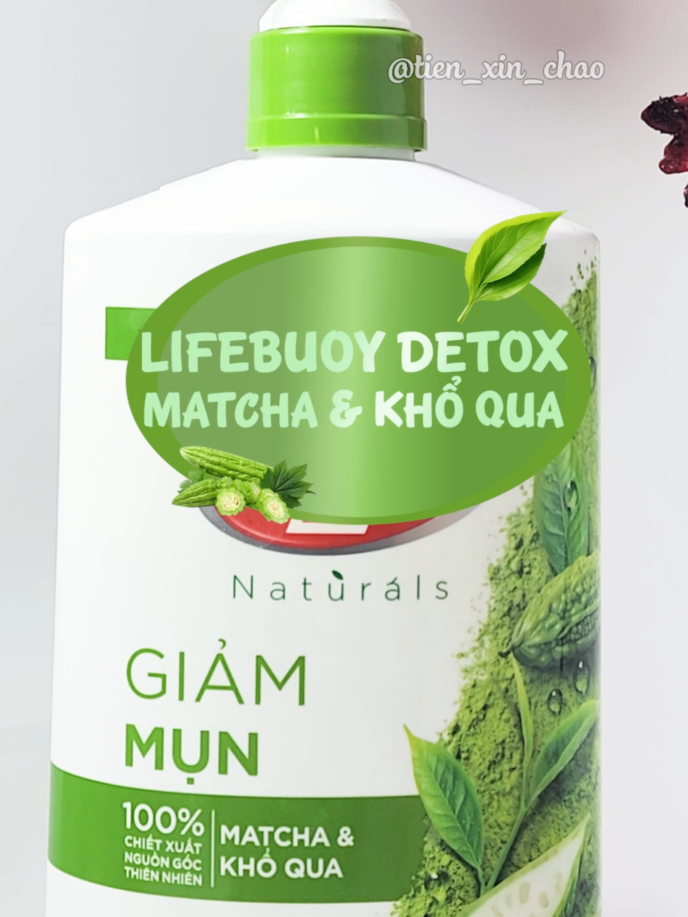 Sữa tắm LifeBuoy Detox Matcha & Khổ qua trị mụn lưng hiệu quả 😚 #suatam #lifebuoy #detox #matcha #tien_xin_chao 