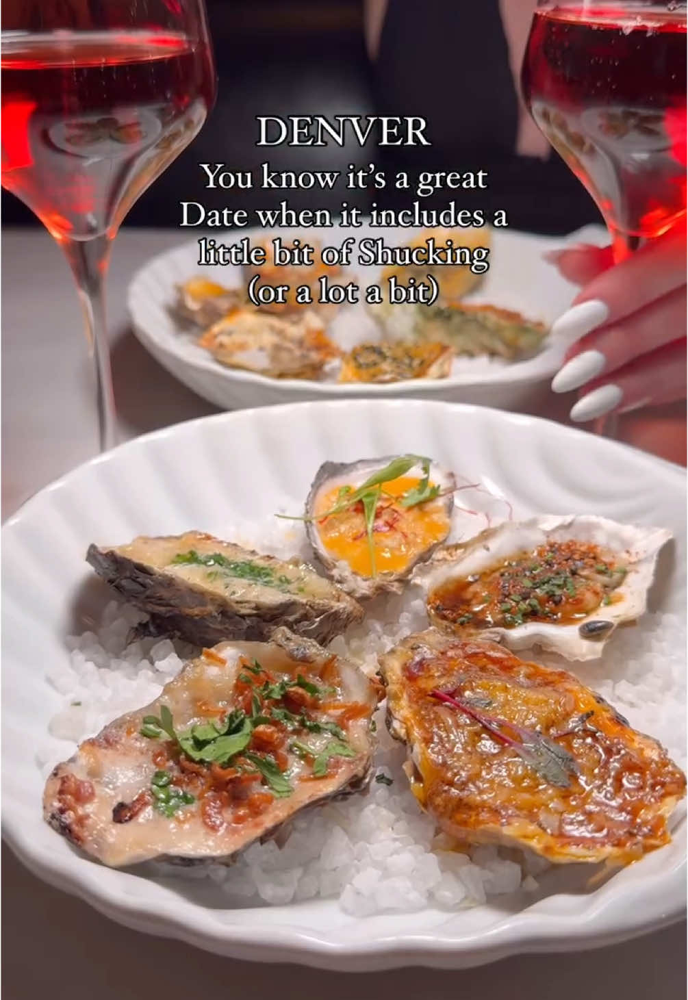Shuck Me, Beautiful We firmly believe that Oysters & Bubbles makes the perfect Date Night.  And March just happens to be Oyster Month at Jax Fish House! They’ve got some crazy good deals going on all month long (👀 deets below) Here’s why we love this type of Date: 🥂 It’s the perfect “girl dinner” because you won’t get TOO full and you’ll be ready for some post-dinner fun, whatever that may entail. 🧈We’re fans of definitely like it raw oysters, but don’t overlook the grilled oysters. For Oyster Month, Jax has a hot east coast oyster special with chipotle bbq butter and a hot west coast oyster special with miso uni butter. The flavors are so dang good and can be a gateway for those who don’t usually love oysters.   March Happenings:  Bubbles & Pearls Events - Every Saturday in March at a different Jax location (except for Jax LoDo on Sunday, 3/16). Bottomless Bubbles & AYCE oysters. Check out Jax Fish House for all the details! National Oyster On a Half Shell Day (3/31). $0.50 Oysters to celebrate 1994 prices (first 1000 oysters shucked at each location, until 6pm or until they run out.)  Dozen Dozens: Everytime you order 12 oysters, you get entered into a raffle to win A Dozen Oysters every month for a year!🤯   90s Hip Hop Wednesdays - East Coast vs West Coast oysters and music - no further explanation needed.  So yea, lots of things happening. Pro Tip: If you’re looking for more courses, don’t miss the Crab Fried Rice, the Blackened Salmon or the Key Lime pie (with a side of tequila 😜) Bonus Points if you caught our American Pie reference! #denverdateideas #thingstodoindenver #datenightdenver #denverseafood #denveroysters #oystermonth #denverhappyhours #denverdeals #jaxpartner