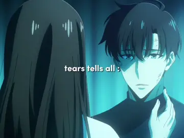 sung jinwoo tears tells all #sololeveling #sololevelingseason2 #anime #sungjinwoo #foryou #fyp 
