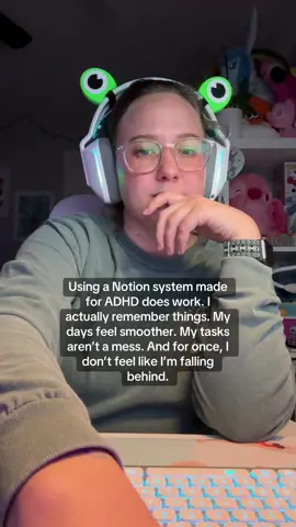 Follow me to learn how to use Notion with ADHD. #notion #notionapp #adhd #audhd 