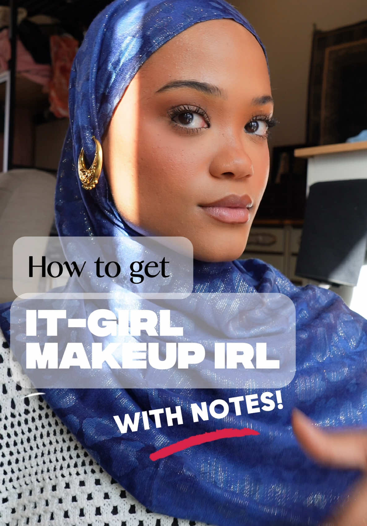 Get it- girl makeup IRL with notes! Details⬇️  Products used- @madebymitchell @Lancôme @Juvia’s Place @L.A. Girl Cosmetics @NARS Cosmetics @YSL Beauty  Earrings from @Nominal   #hijabimakeup #hijabimakeuptutorial #blackgirlmakeup #blackgirlmakeuptutorial #itgirlmakeup #itgirl #makeuptutorial #beautycreator #beautyvlogger #jaalajames #uhitsjaala #explore #fyp #naturalmakeup 