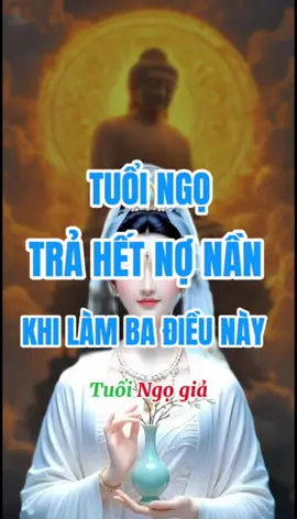 TUỔI NGỌ ƠI, hãy làm ngay ba điều này để trả hết nợ nần nhé #tuvi12congiap #phongthuytamlinh #12congiap #xuhuong #luathapdan #tamlinhhuyenbi #tuoingo 