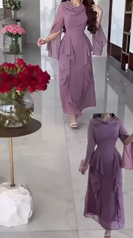 جديد فساتين العيد  فستان الهبه نوف فاشن فستان ناعم فستان طويل فستان يقطر انوثه فستان يههبل #فساتين #نوف_فاشن 