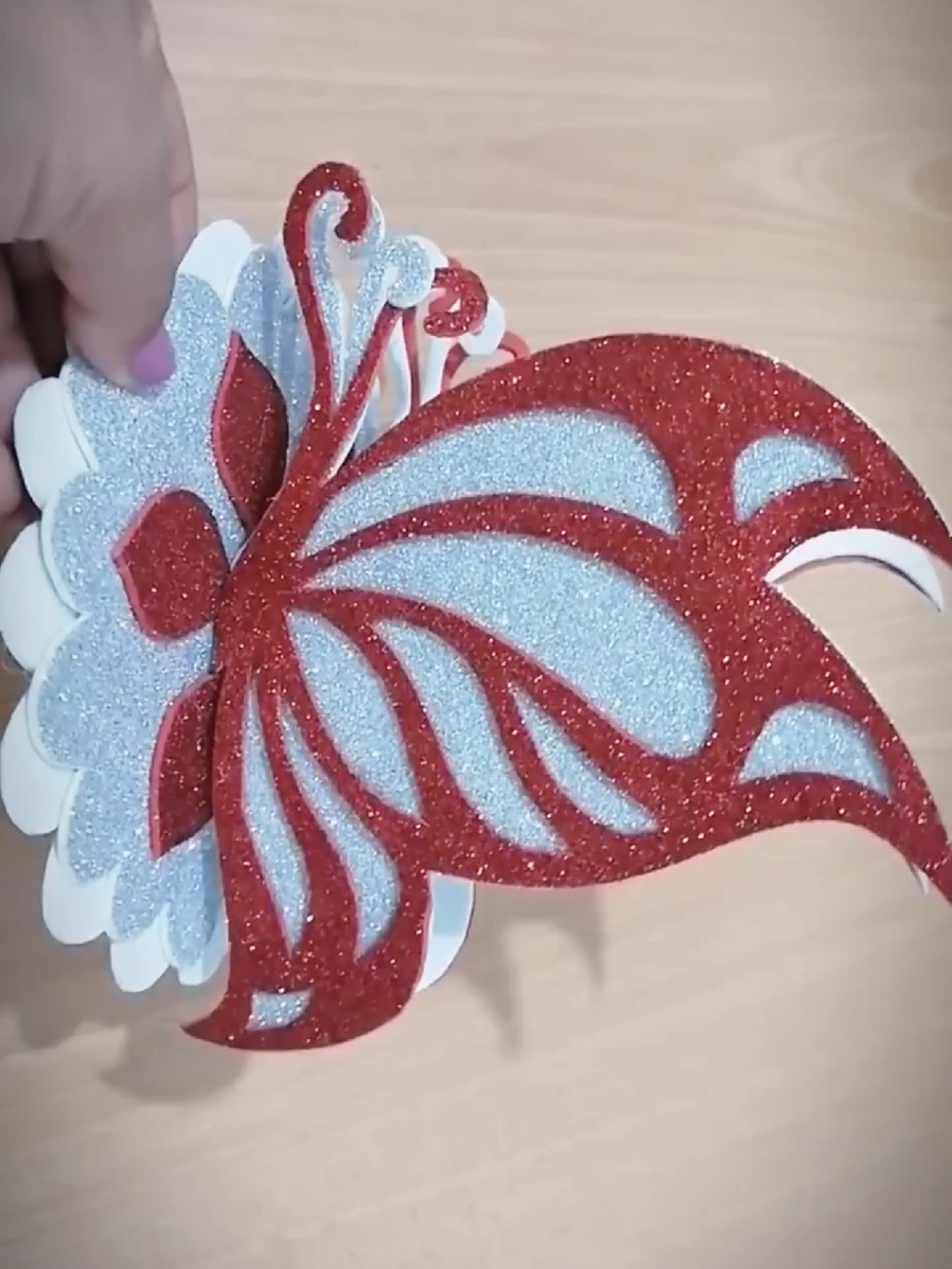 How to make butterfly with eva foam#foryou #foryoupagе #viralvideos #viraltiktok #fyp #fypagee 