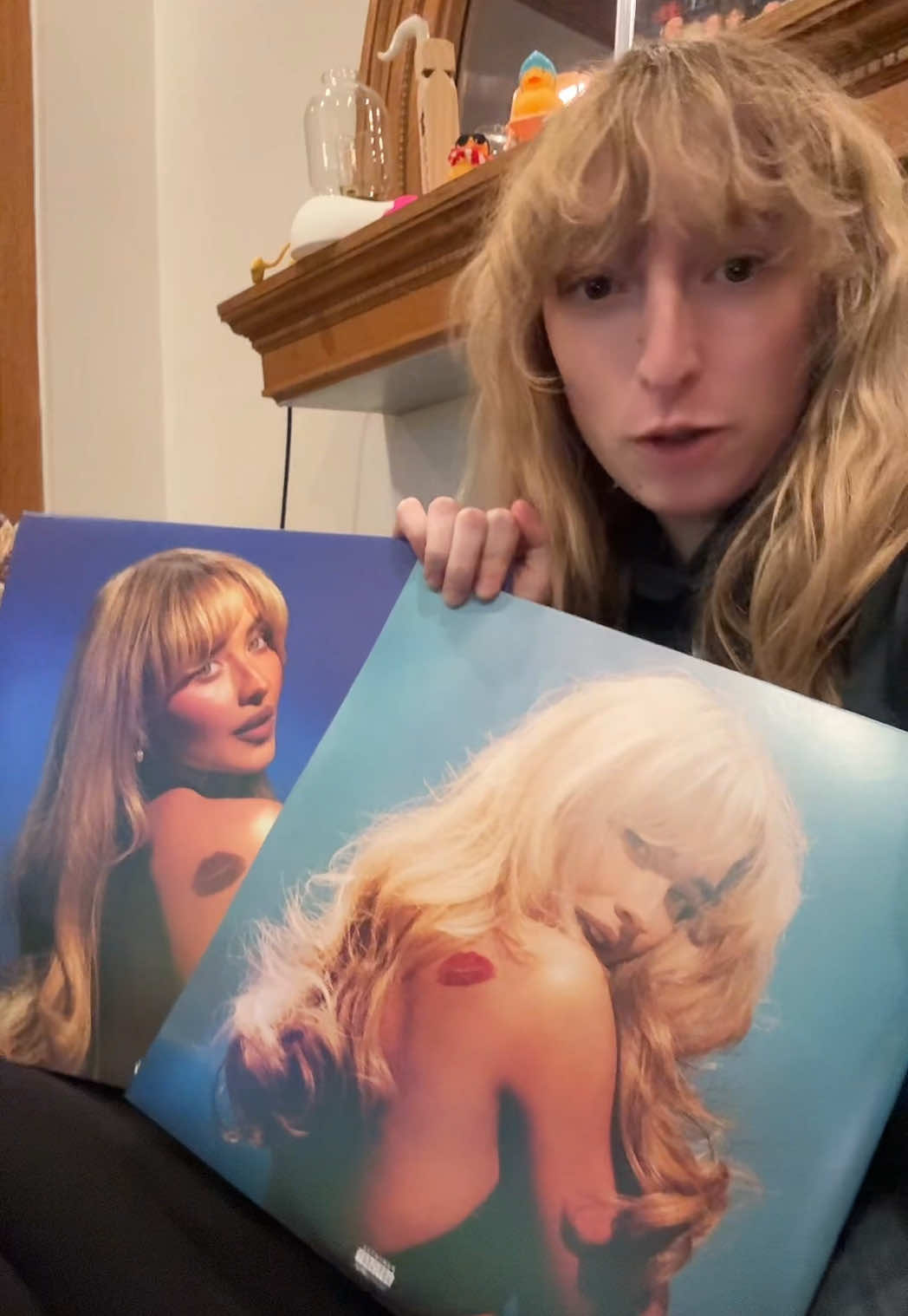 Which cover do you like better? I also have unpopular opinions about the TTPD album art 🫢 #sabrinacarpenter #ttpd #vinyl