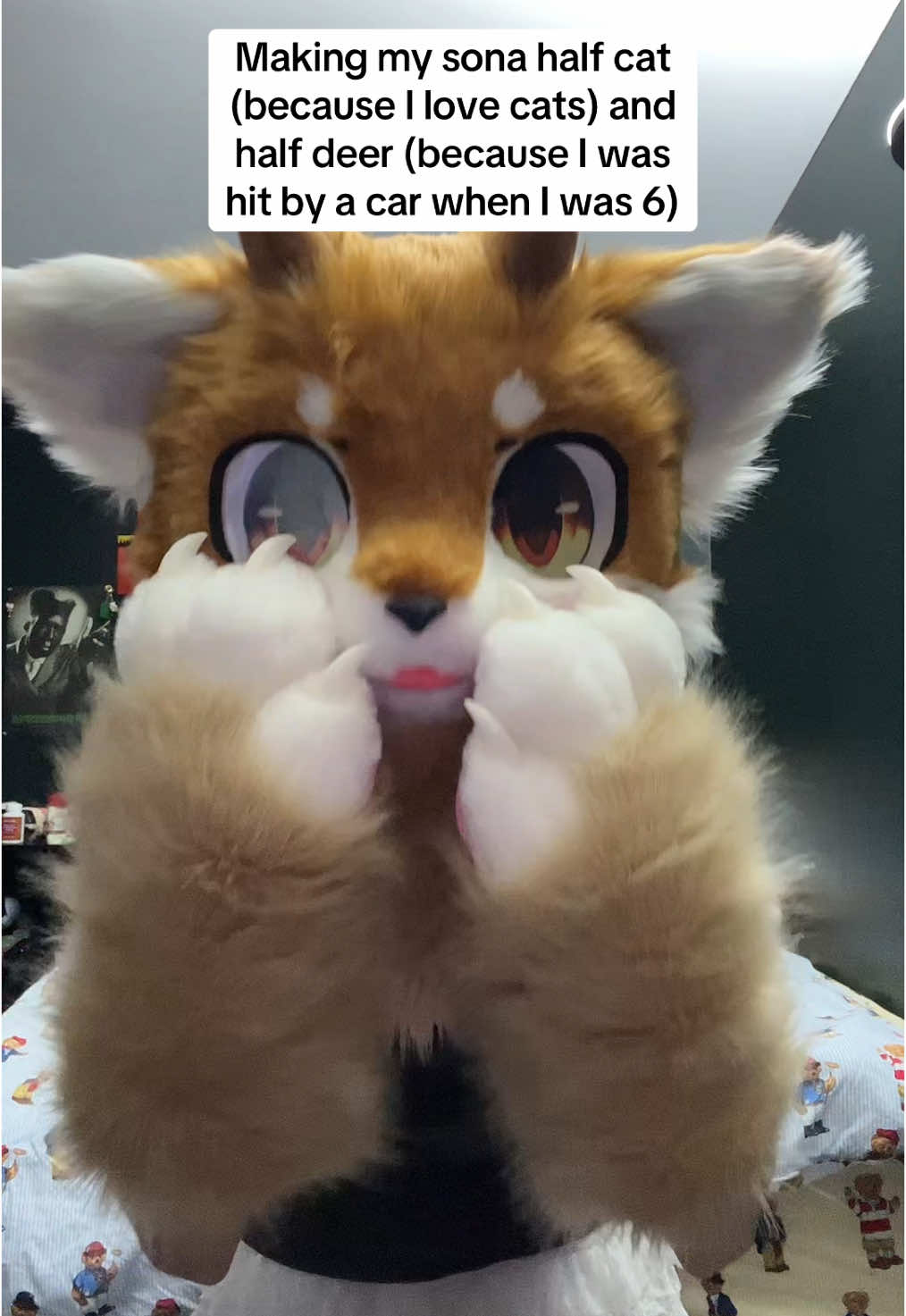 Harley lore #furry #deerfursuit #deercat #catfursuit #furrykemono 