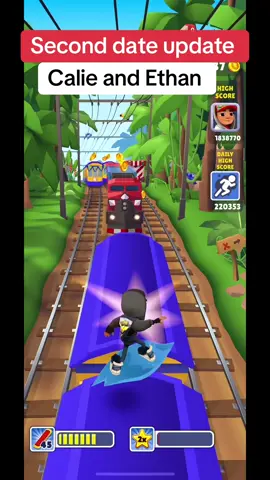 Calie and Ethan second date update #seconddateupdate #brookeandjubal #subwaysurfers #fyp #viral_video 