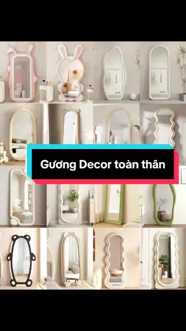 ✨ GƯƠNG DECOR TOÀN THÂN - XU HƯỚNG MỚI CHO KHÔNG GIAN SỐNG ✨ Bạn đã bao giờ thấy những chiếc gương độc đáo như thế này chưa? 😍 Không chỉ là vật dụng soi chiếu, gương decor toàn thân còn là điểm nhấn hoàn hảo giúp không gian trở nên sang trọng, hiện đại và đầy phong cách! 🌿 Thiết kế sáng tạo: Từ đường nét mềm mại đến hình dáng ngộ nghĩnh, mỗi chiếc gương đều mang đến cảm giác ấm áp và tinh tế. 🏡 Phù hợp mọi không gian: Phòng ngủ, phòng khách hay góc makeup, đặt đâu cũng đẹp! 📸 Góc sống ảo hoàn hảo: Ánh sáng phản chiếu tự nhiên giúp bức ảnh của bạn lung linh hơn bao giờ hết! 🛒 Bạn thích mẫu nào nhất? Comment để mình tư vấn thêm nhé! 💬👇 #GuongDecor #PhongCachMoi #GocSongAo #DecorNhaCua #GuongToanThan #NoiThatDep
