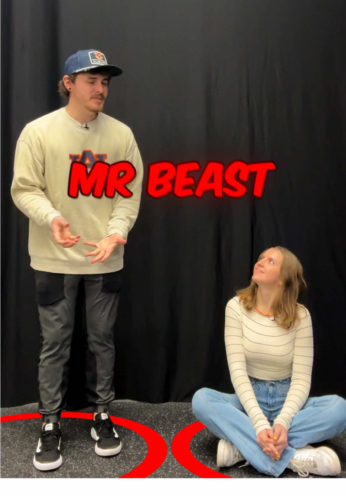 We are in the new 100 circles  @mrbeast vid! @Bailey Stanfield 