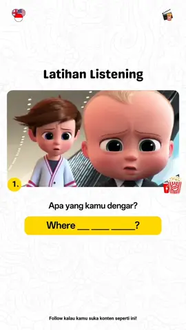 Coba tulis kalimat terakhir gess 🙌  #bahasainggrisnya #belajarbahasainggris #serunyabelajar 