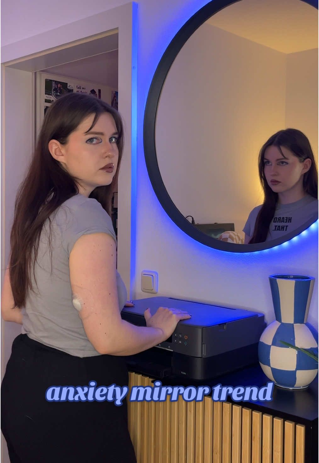 wait for it.. 🪞#anxietytrend #mirrorchallenge #doechii 