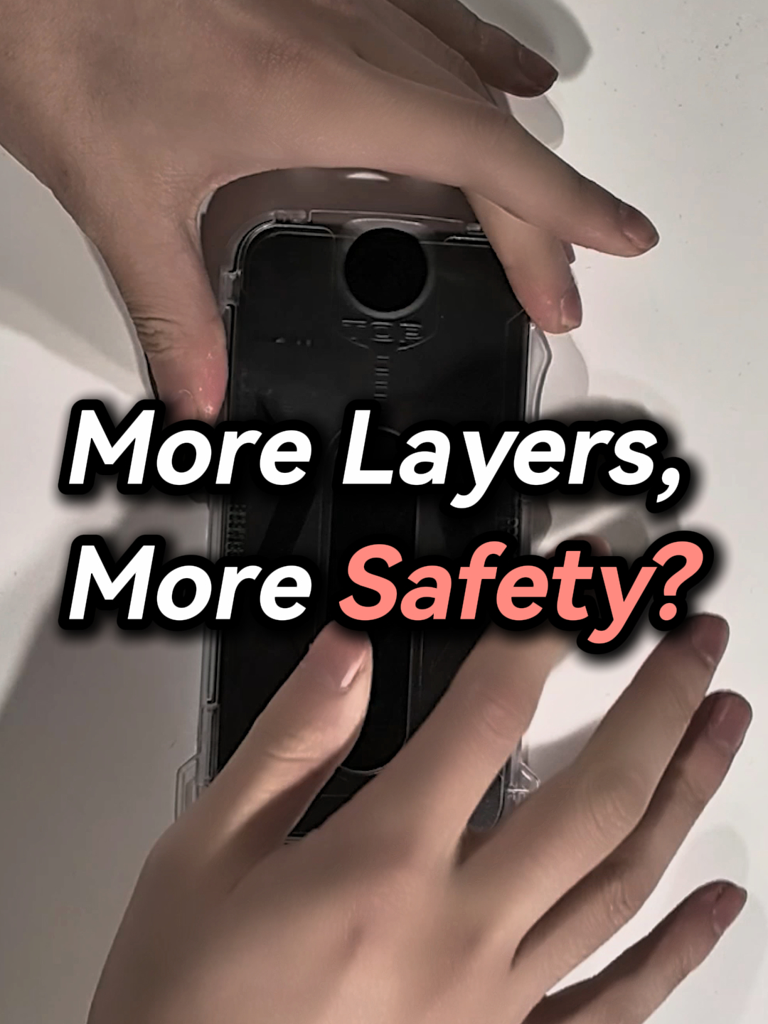 More Layers, More Safety?#screenprotector #uktiktok #tiktokmademebuyit #techtok #smartphone #fyp #screenprotectors