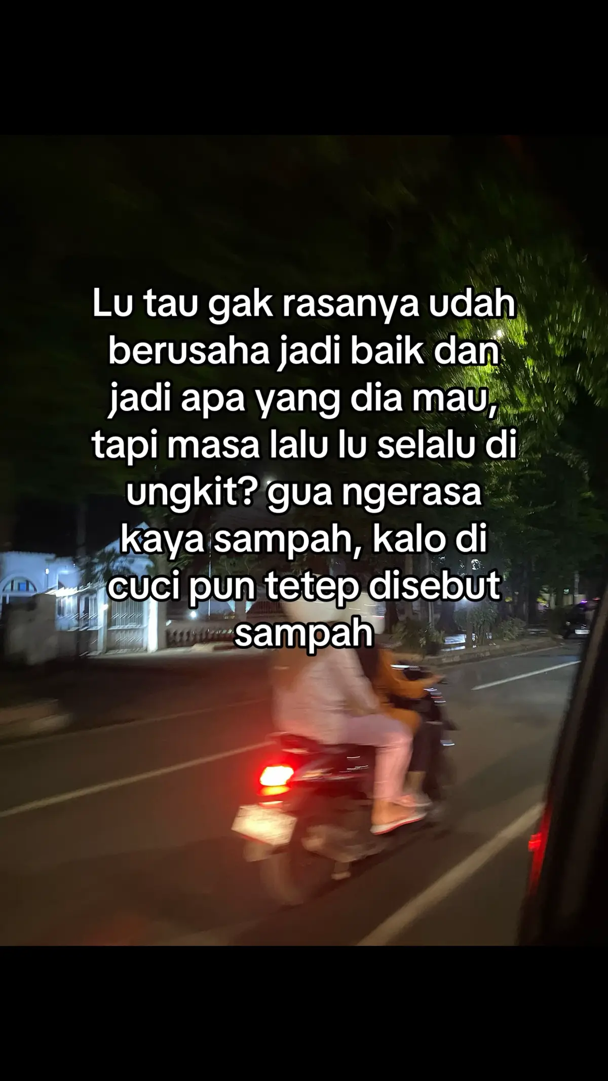 Senjata terkuat adalah kesalahan lama yang di ungkit kembali dengan dalil trauma terulang kembali🥹