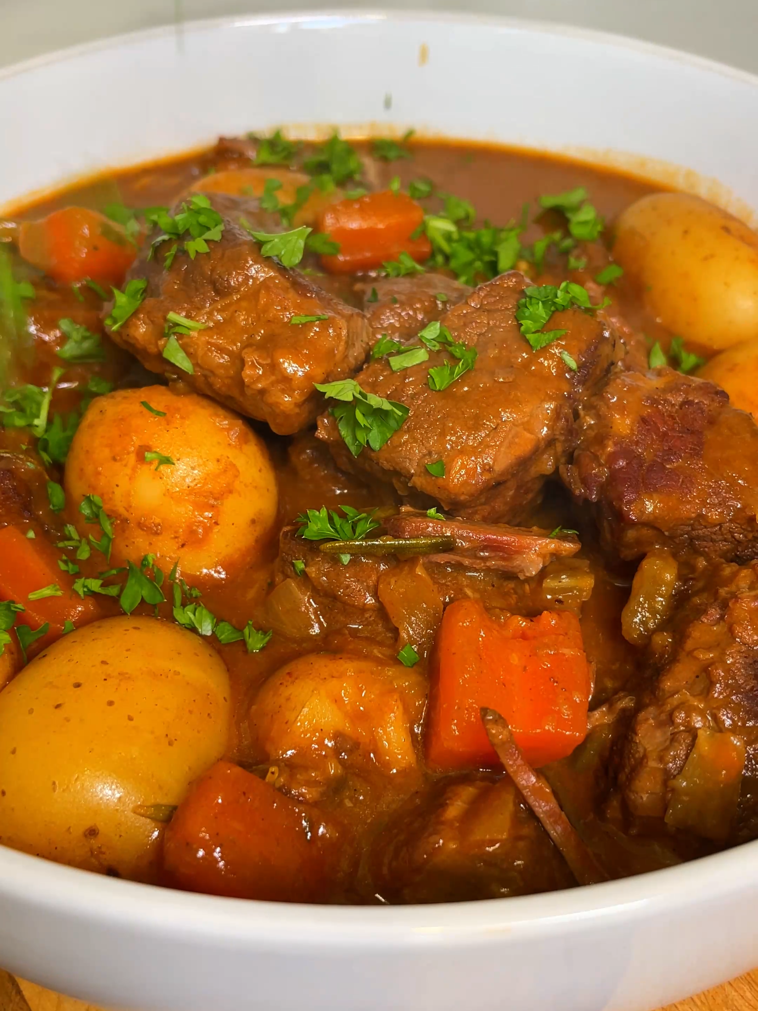 Slow Cooked Beef Stew #tiktokfood #asmr #DinnerIdeas #comfortfood #EasyRecipe #beefstew #foodideas
